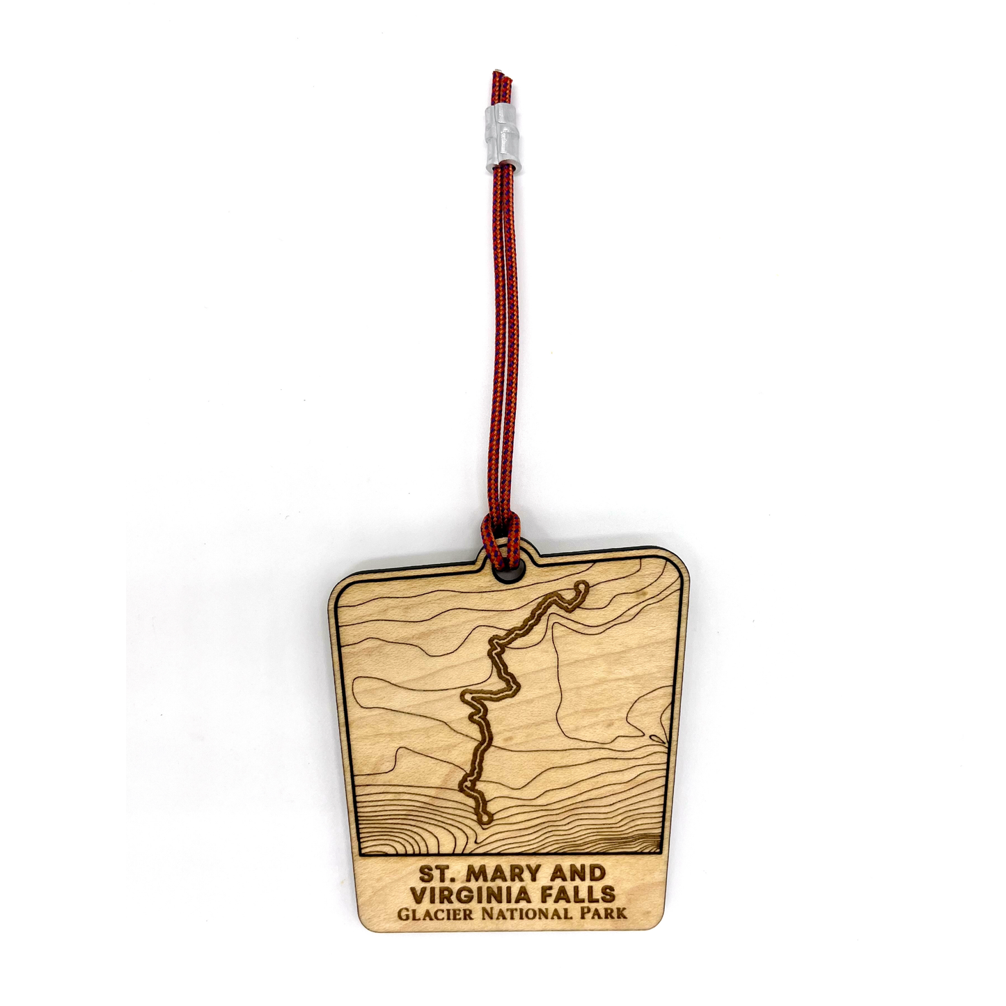 St. Mary and Virginia Falls - Glacier National Park Ornament
