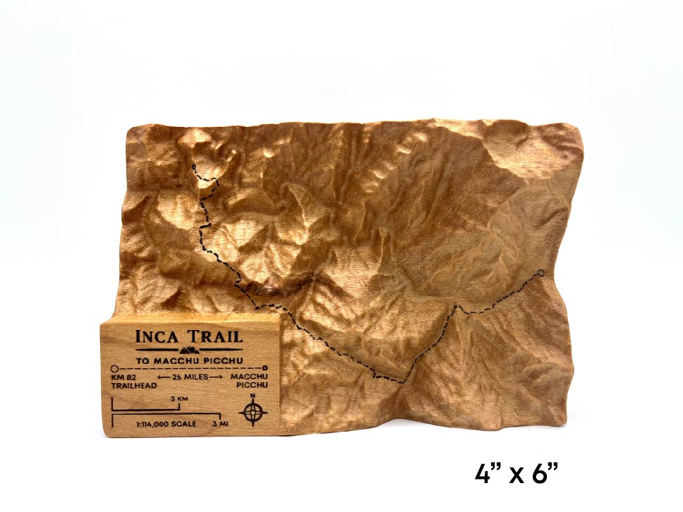 Inca Trail to Machu Picchu Trail Map