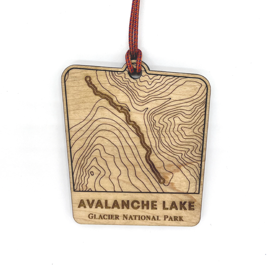 Avalanche Lake - Glacier National Park Ornament