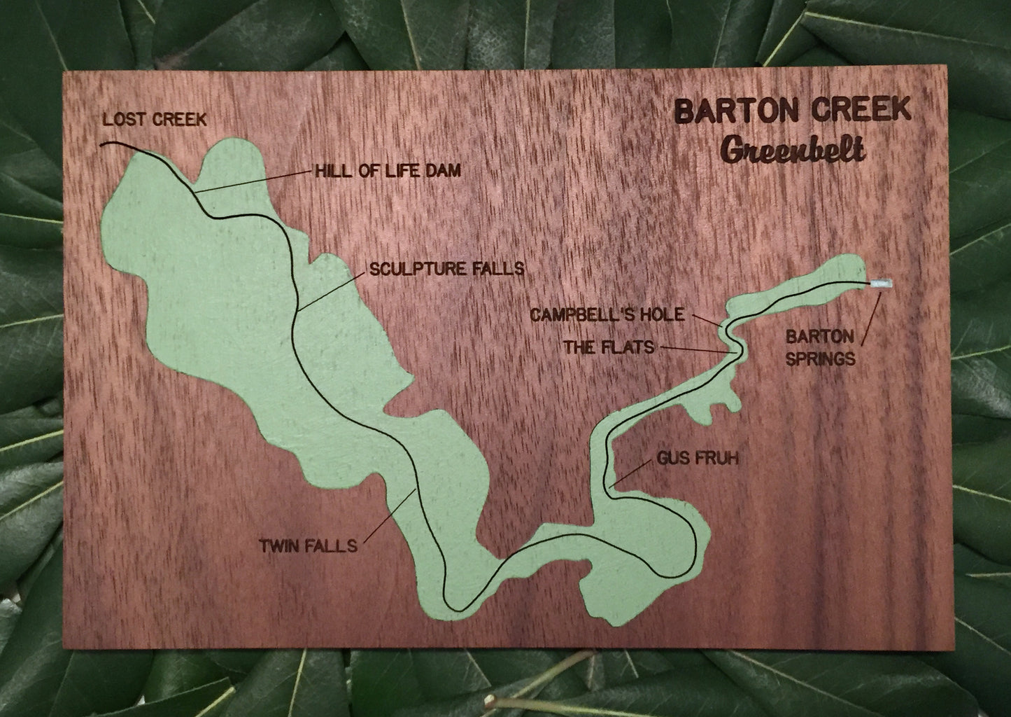Barton Creek Greenbelt Map