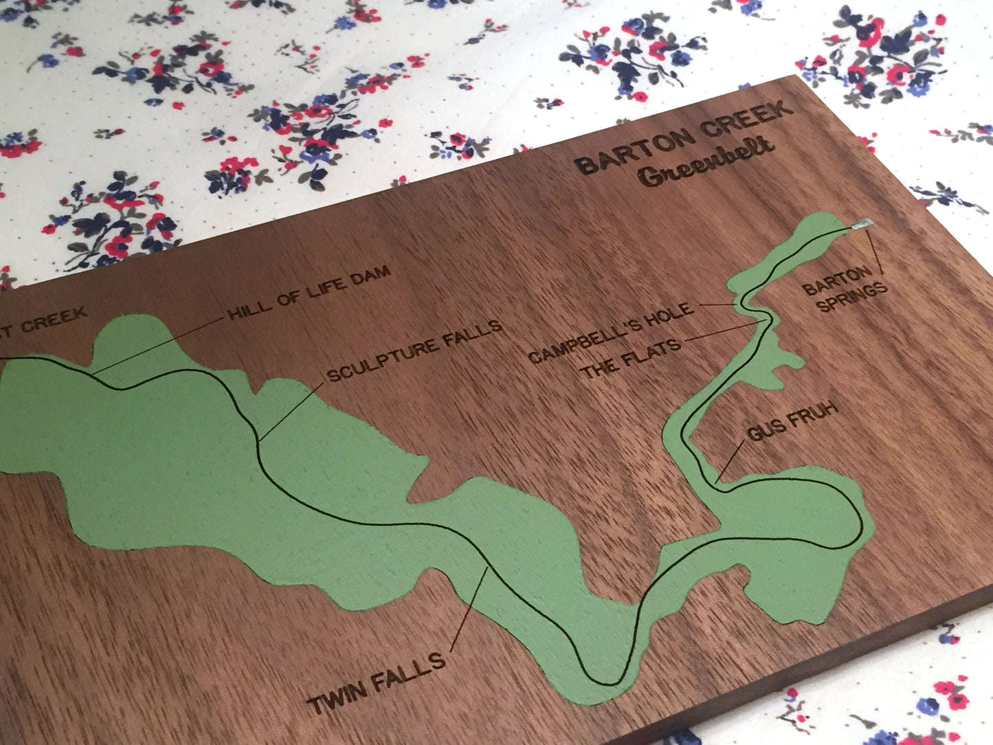 Barton Creek Greenbelt Map