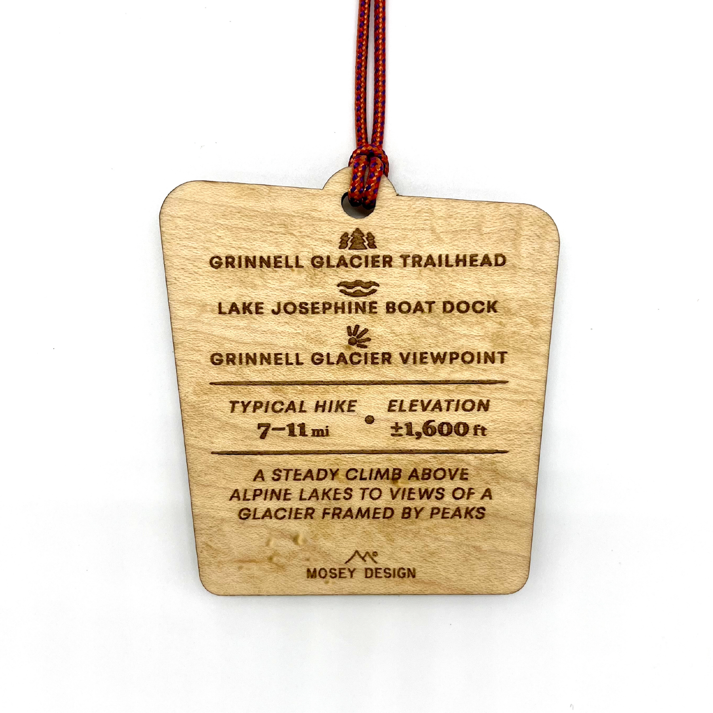 Grinnell Glacier - Glacier National Park Ornament