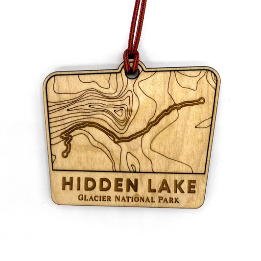 Hidden Lake - Glacier National Park Ornament
