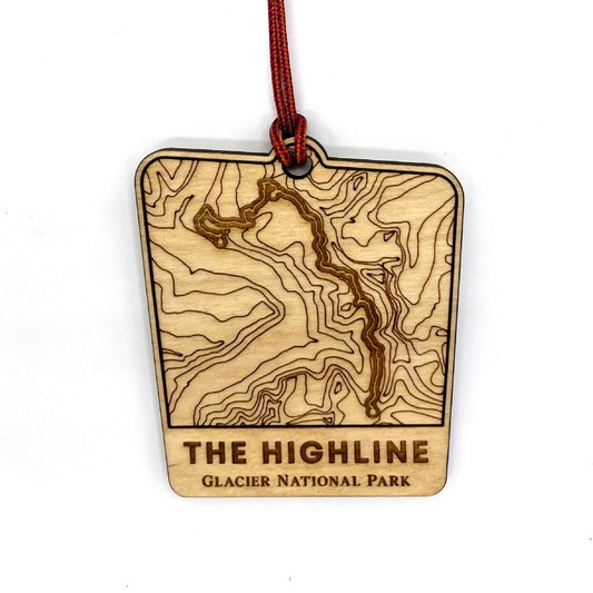 Highline - Glacier National Park Ornament