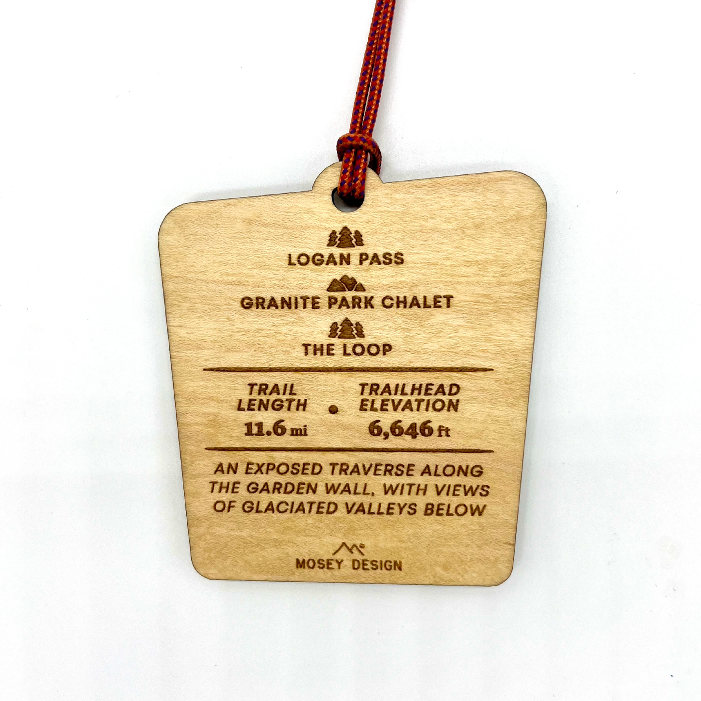 Highline - Glacier National Park Ornament