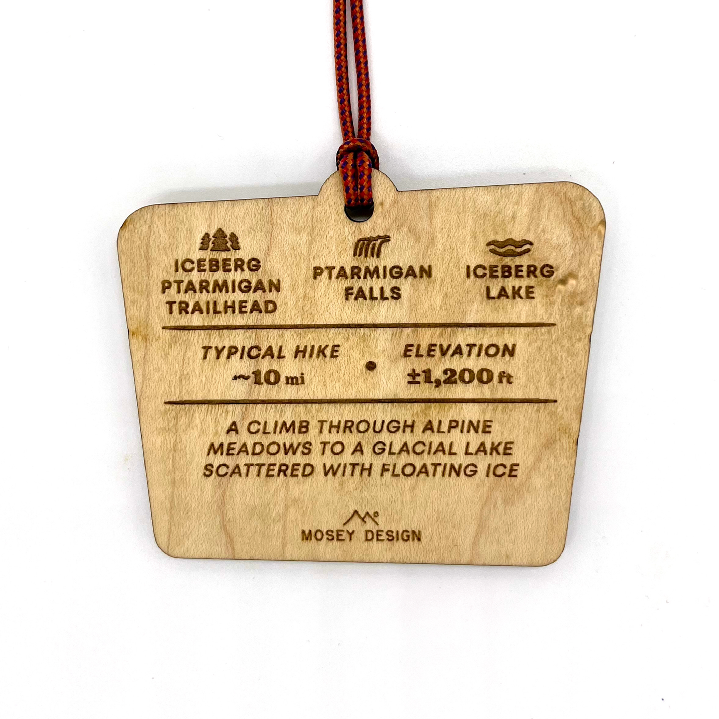 Iceberg Lake - Glacier National Park Ornament