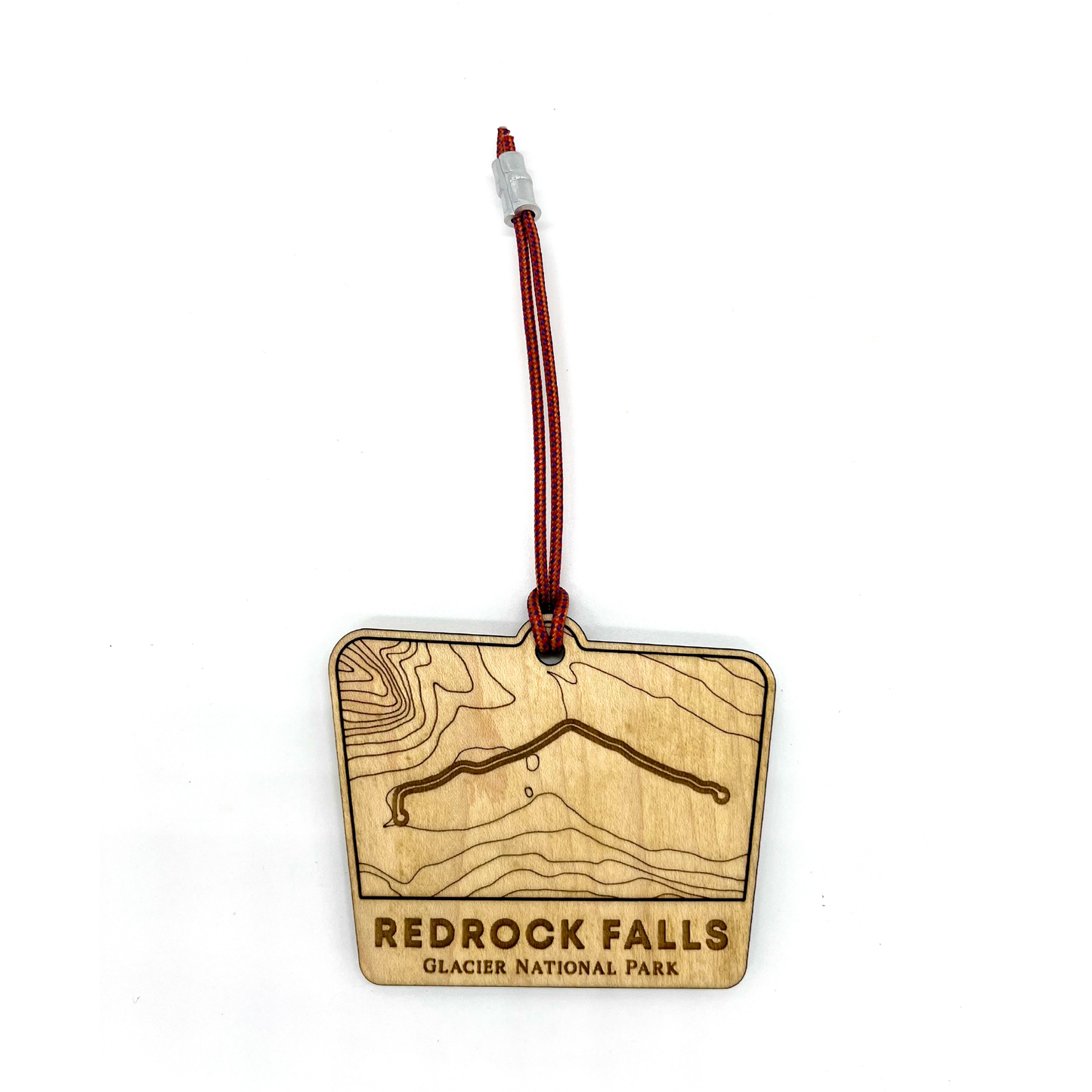 Redrock Falls - Glacier National Park Ornament