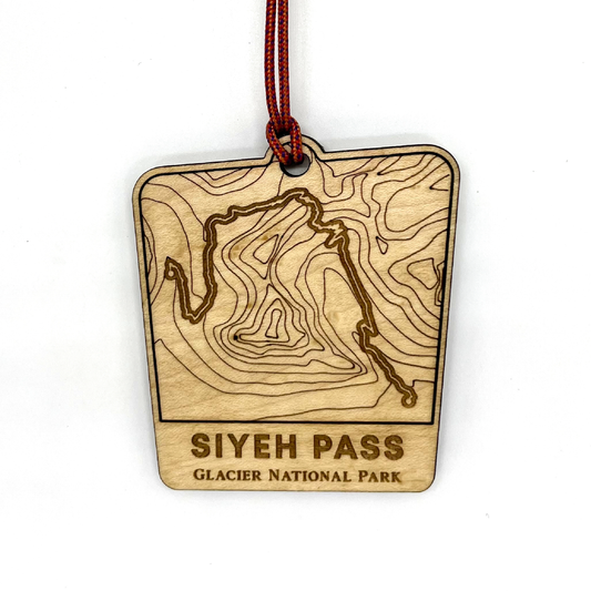 Siyeh Pass - Glacier National Park Ornament