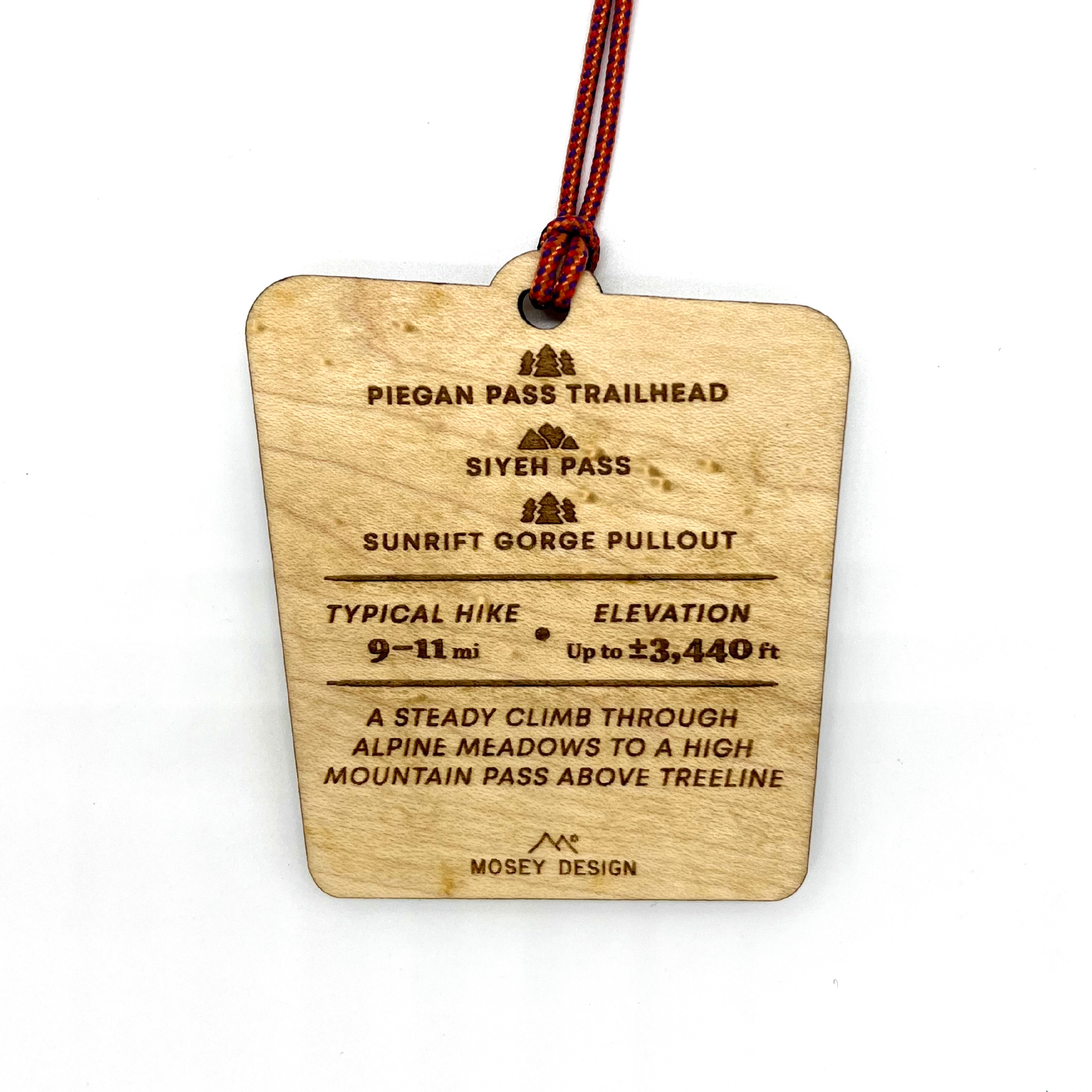 Siyeh Pass - Glacier National Park Ornament