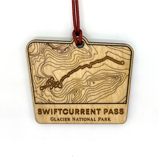 Swiftcurrent Pass - Glacier National Park Ornament
